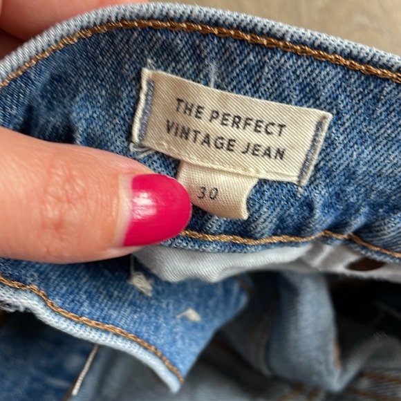 Madewell The Perfect Vintage Jean Frayed Hem - Picture 9 of 11